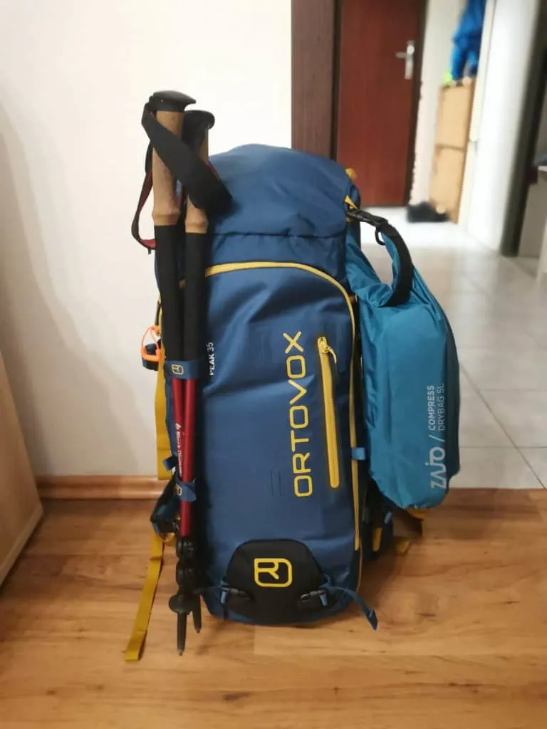 My Ortovox Backpack is Ready for Trip